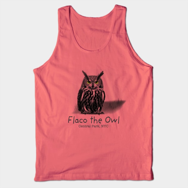 Flaco the Owl Tank Top by WickedAngel